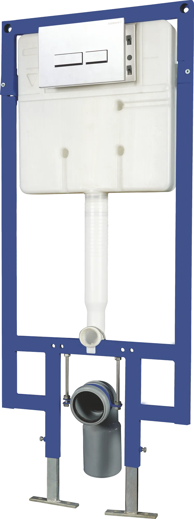 Accent Concealed Cistern With Full Frame BATHWARE
