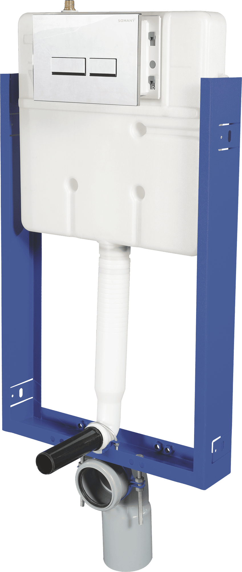 Accent Concealed Cistern With Half Frame
