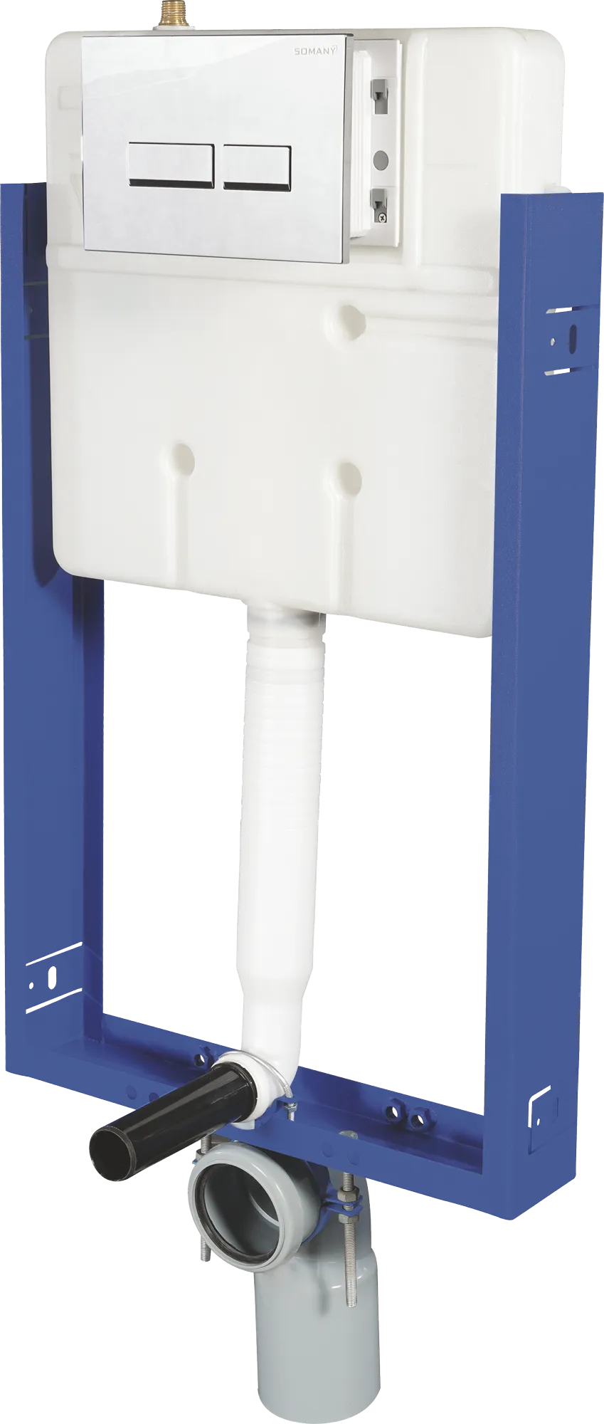 Accent Concealed Cistern With Half Frame BATHWARE