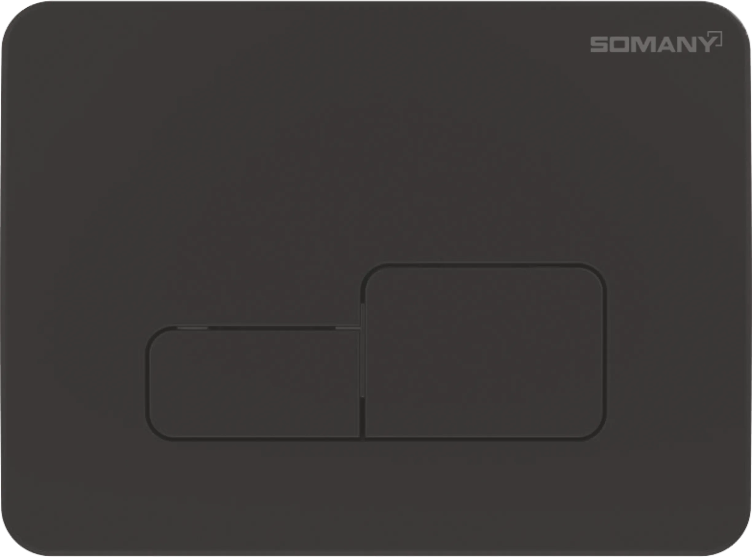 Flush O2 Primus Primus Press Panel Noir | Flush Panel – Somany Bathware