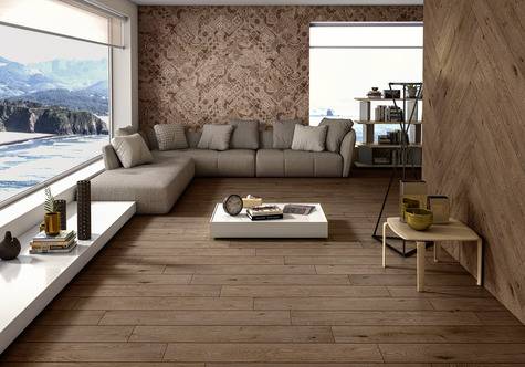 What are the benefits of Ceramic wooden floor tiles?