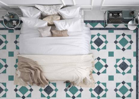 Feeling monotonous? Check out these latest floor tiles for the bedroom and create a fairyland