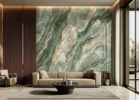 The Luxurious Living Room: Designing with Refined Wall and Floor Tiles