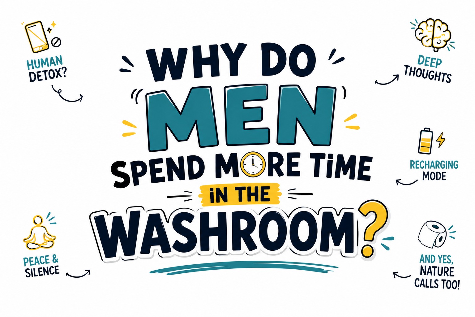 Why Do Men Spend So Long In The Bathroom? Myth, Reality & The Rise Of Comfort Bathrooms