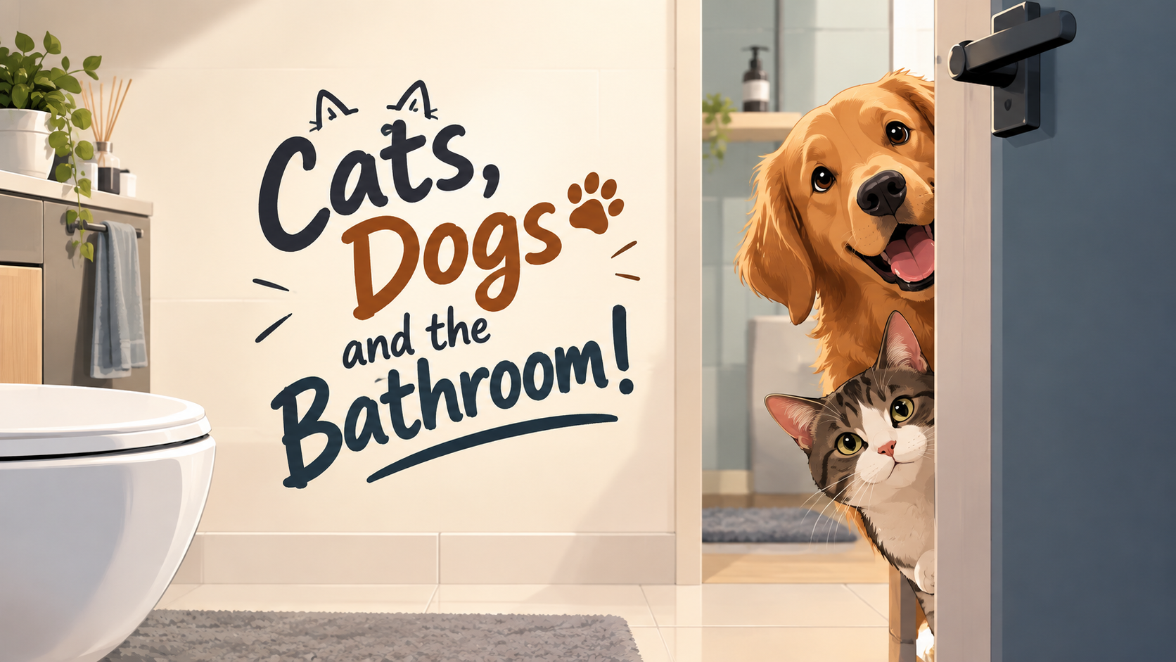 Dogs vs. Cats in the Bathroom: Two Very Different Kinds of Curious