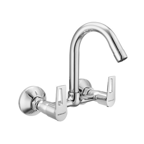 JUPITER SINK MIXER WALL MOUNTED