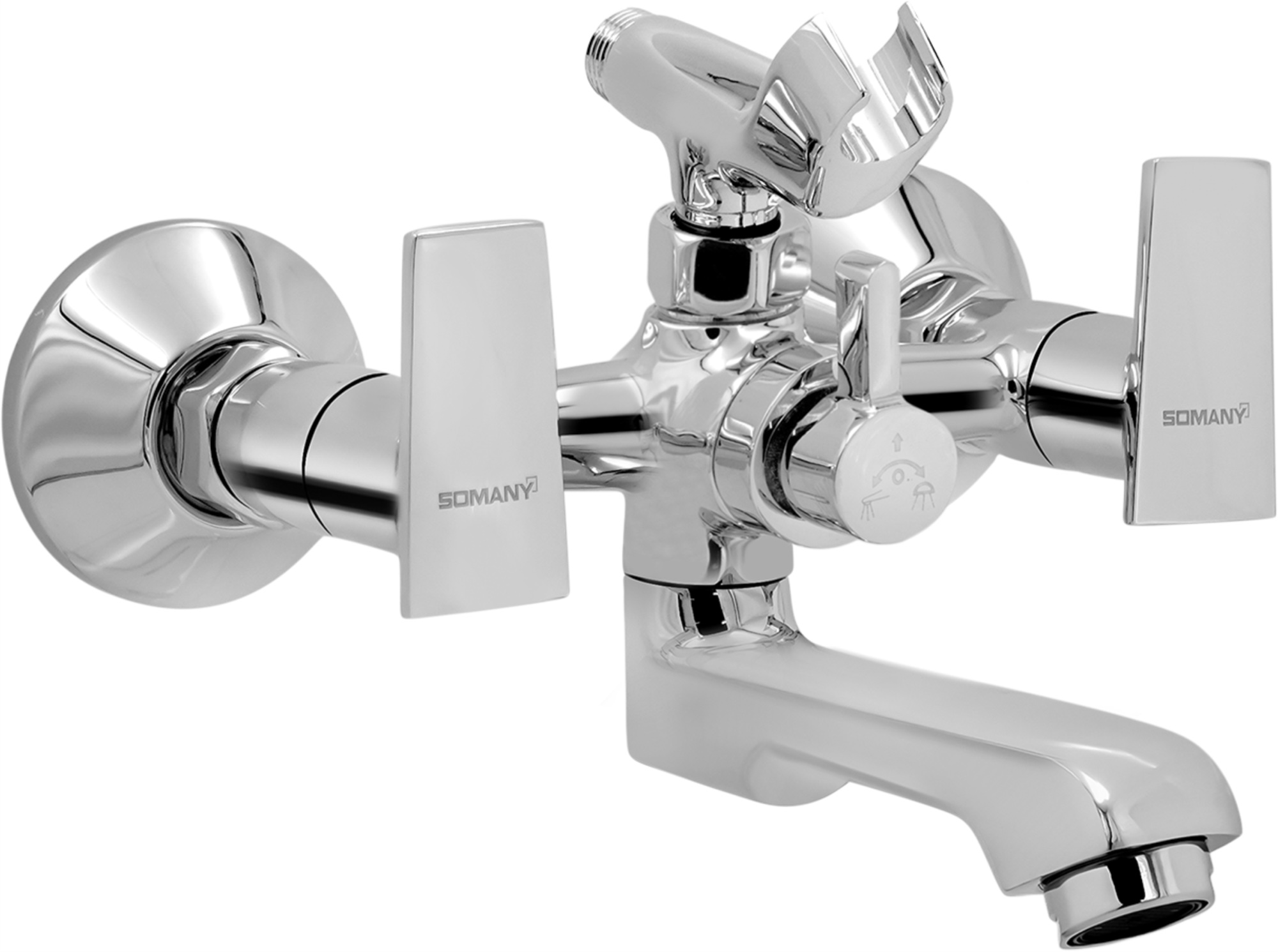 OLIVE WALL MIXER WITH CRUTCH