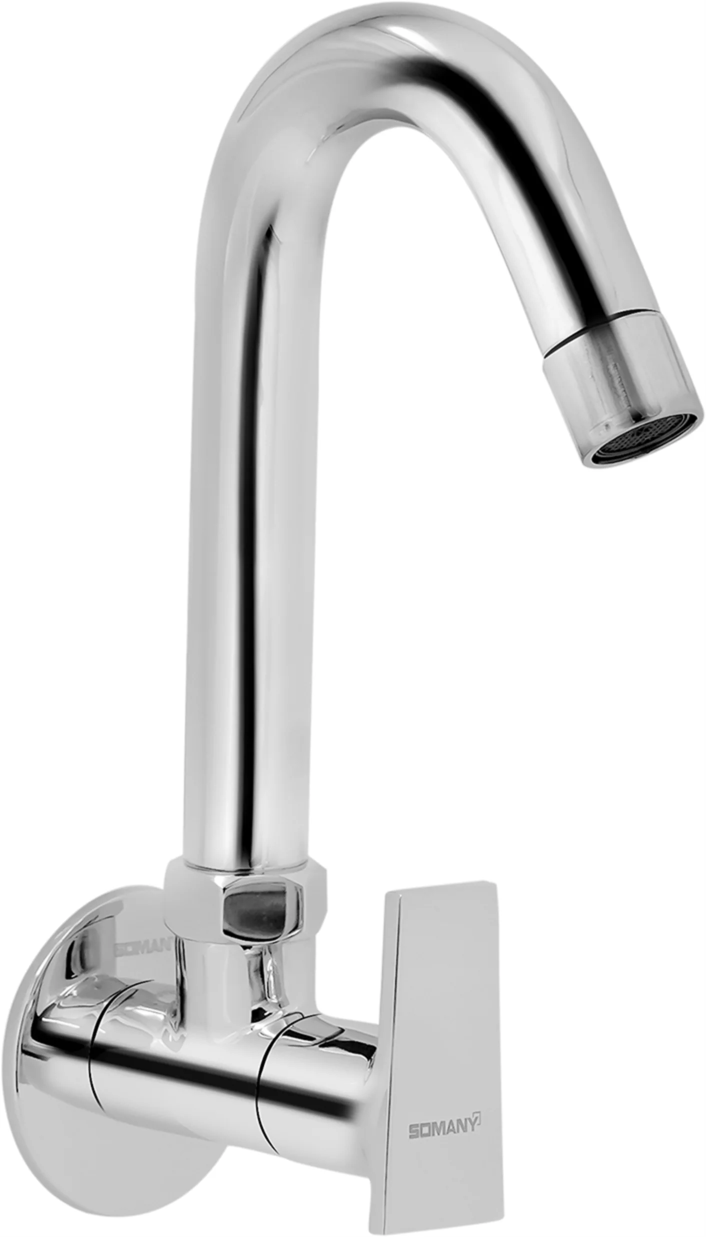 OLIVE SINK COCK WITH SWINGING SPOUT
