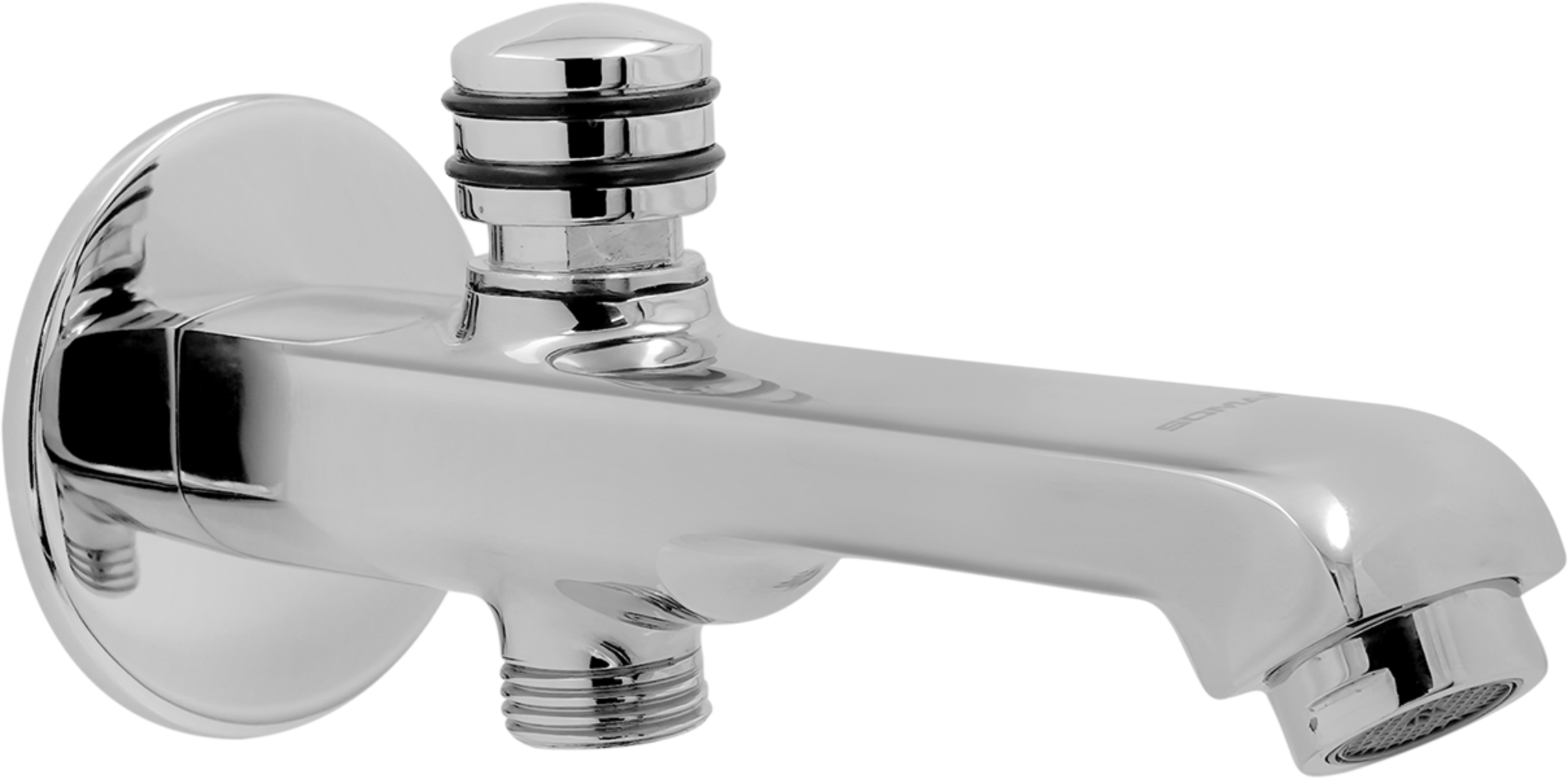 OLIVE BATH TUB SPOUT WITH BUTTON