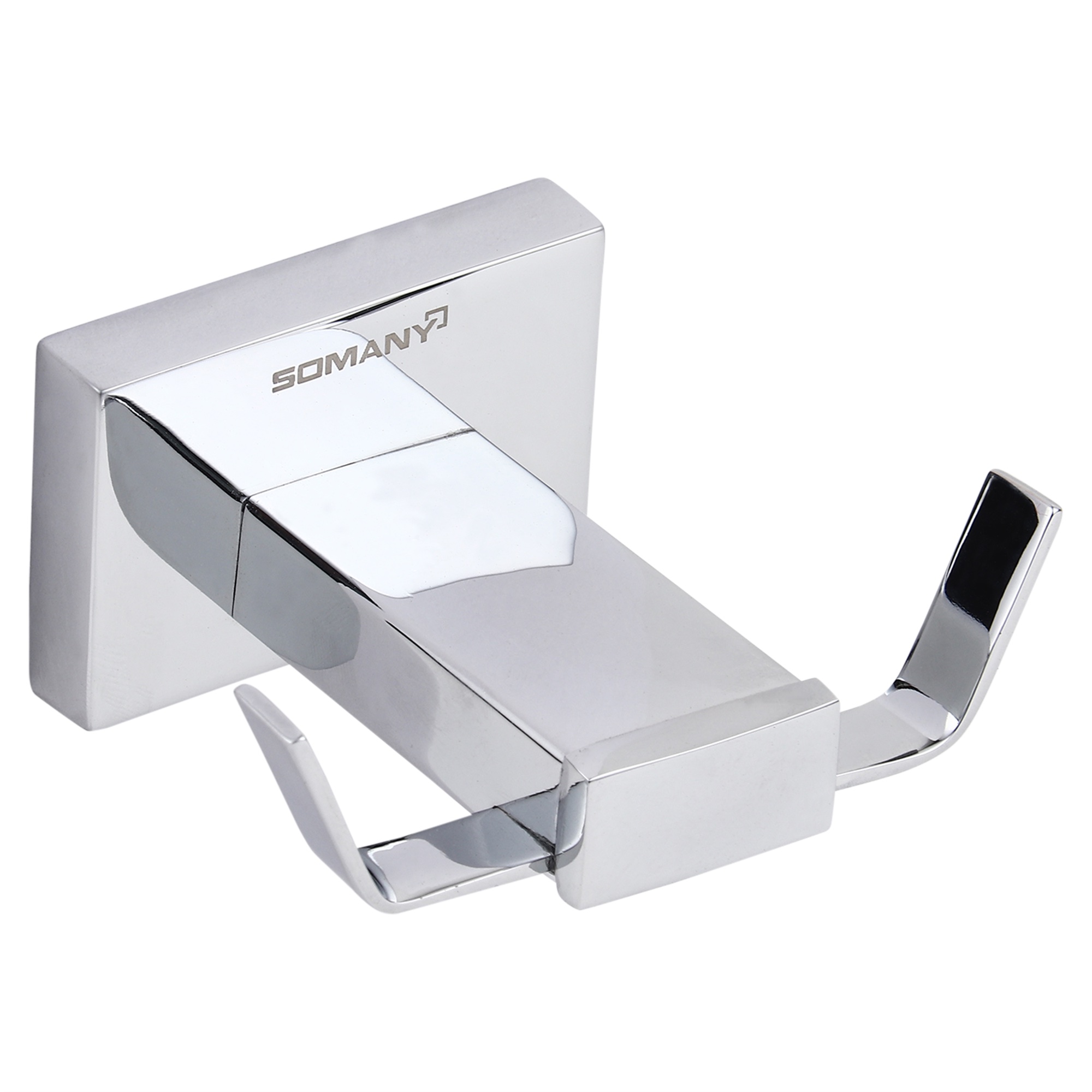 OPTIMUS SQUARES DOUBLE ROBE HOOK
