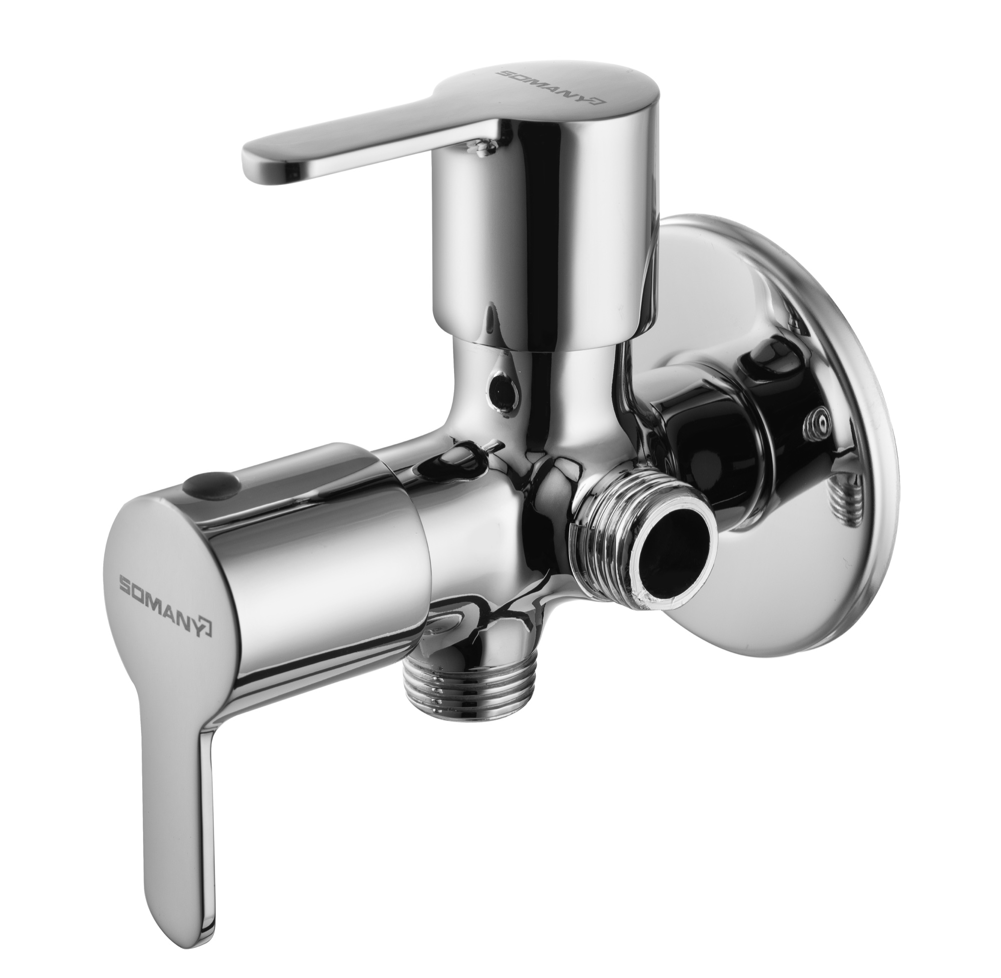 Power two way angle valve