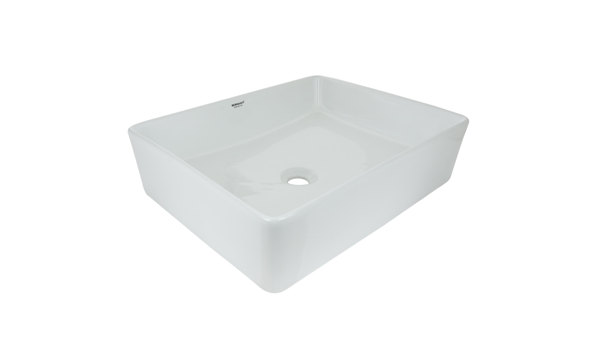 Chrona Square Art Basin BATHWARE — Somany Signature Collection collection