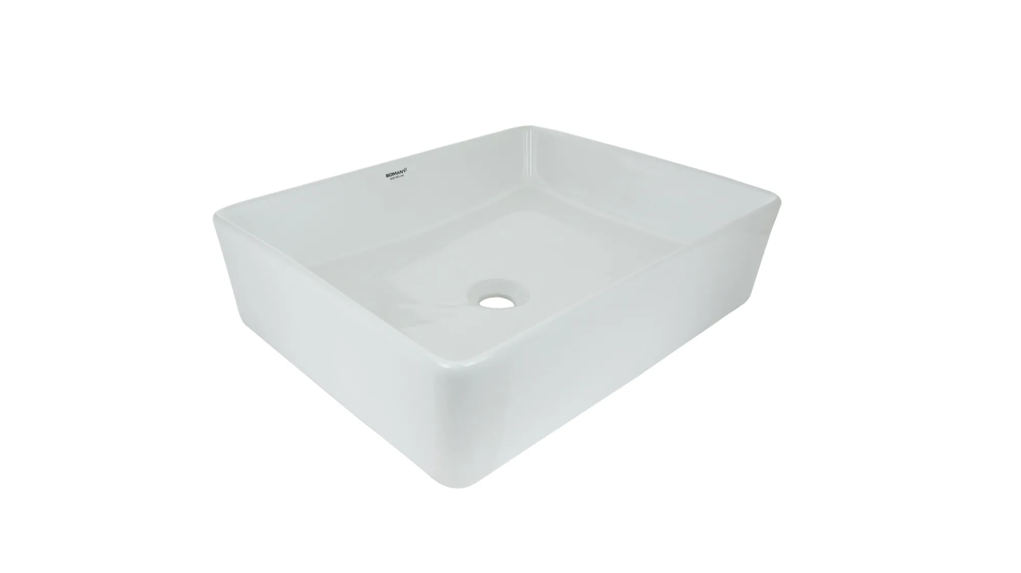 Chrona Square Art Basin BATHWARE — Somany Signature Collection collection