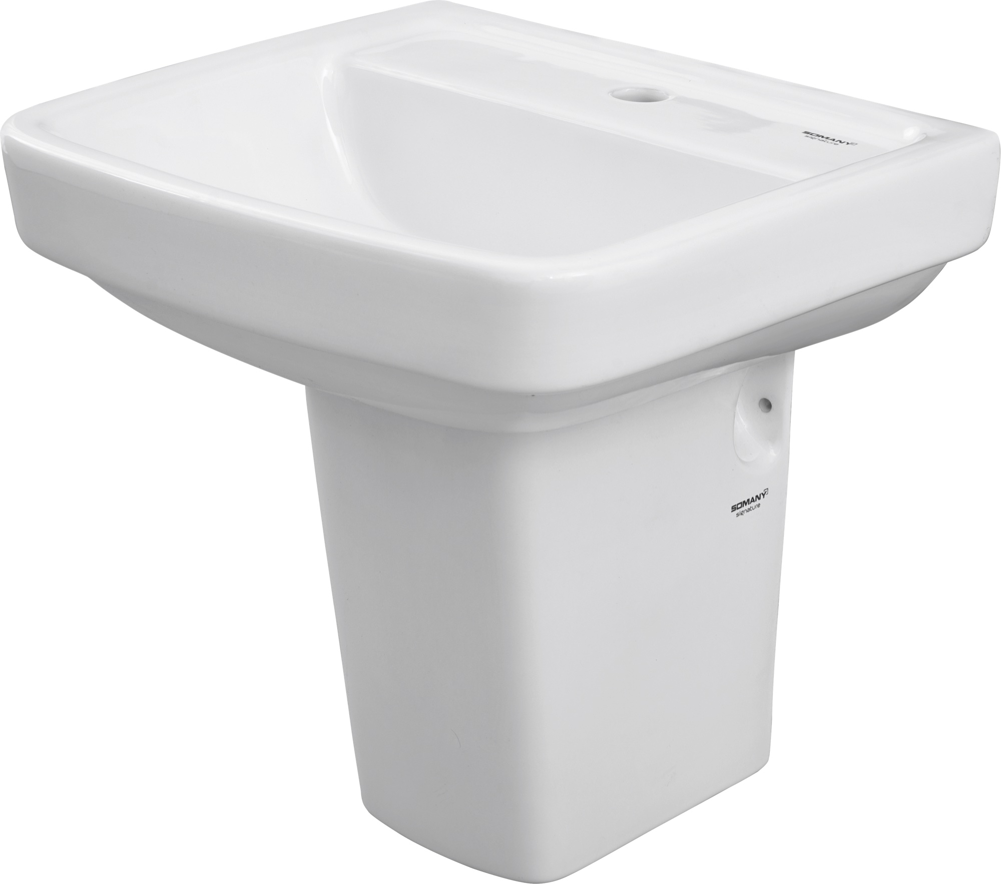 Folk Wall Hung Basin BATHWARE — Somany Signature Collection collection