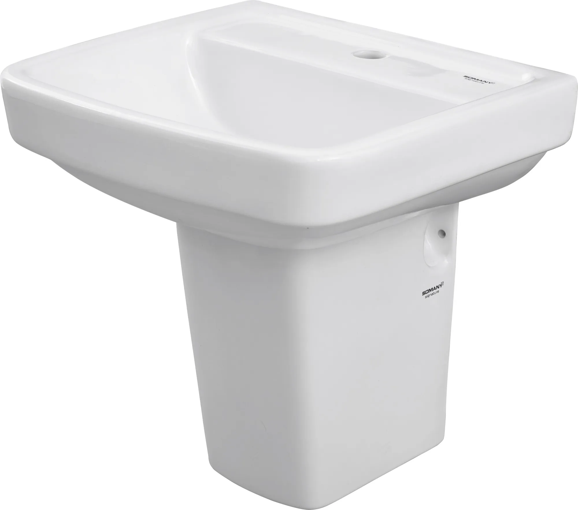 Folk Wall Hung Basin BATHWARE — Somany Signature Collection collection
