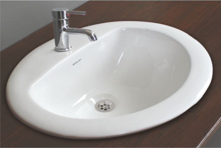Counter Top Oval Basin 525X440 BATHWARE for Basin Area — Somany Somany Collection collection