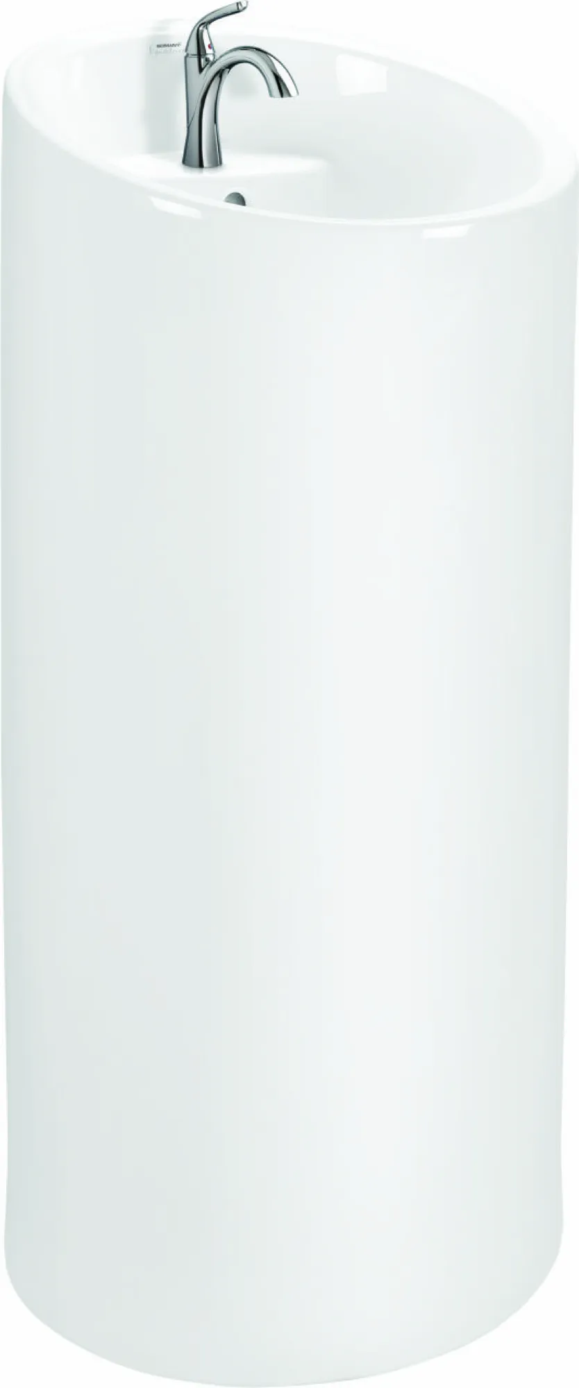 Nordic One Piece Pedestal Basin BATHWARE for Basin Area — Somany Signature Collection collection