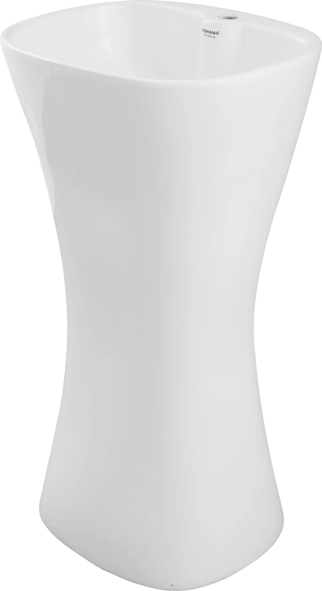 Xylo One Piece Full Pedestal Basin BATHWARE — Somany Signature Collection collection