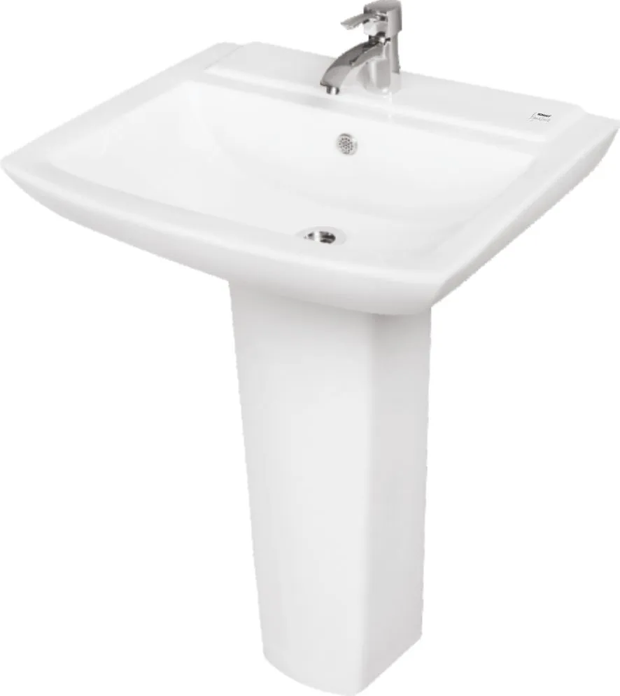 Mini Rubix Full Pedestal BATHWARE — Somany Signature Collection collection