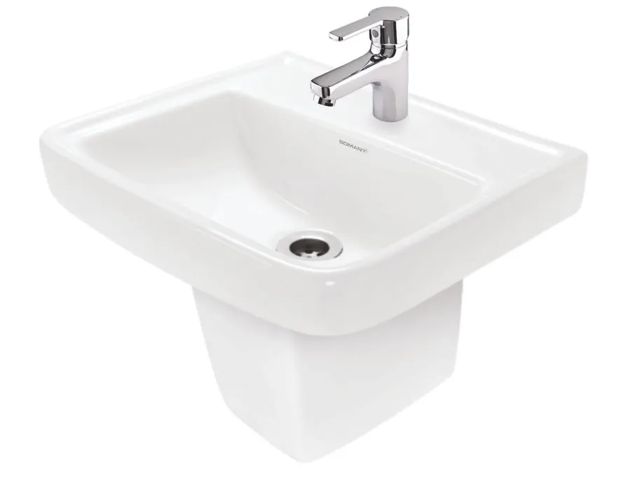 Paris Half Pedestal for Basin Area — Somany Somany Collection collection