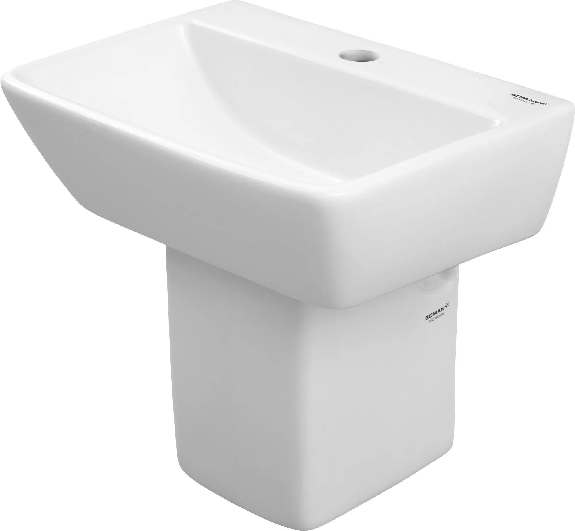 Fiona Half Pedestal BATHWARE for Basin Area — Somany Signature Collection collection