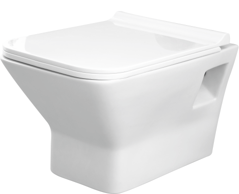 Arena Wall Hung With Slim Pp Seat Cover BATHWARE — Somany Signature Collection collection