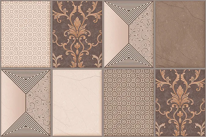 BLOIS BROWN HL 01 tiles for Wall — Somany OPTIMATTE/ VISTOSA collection