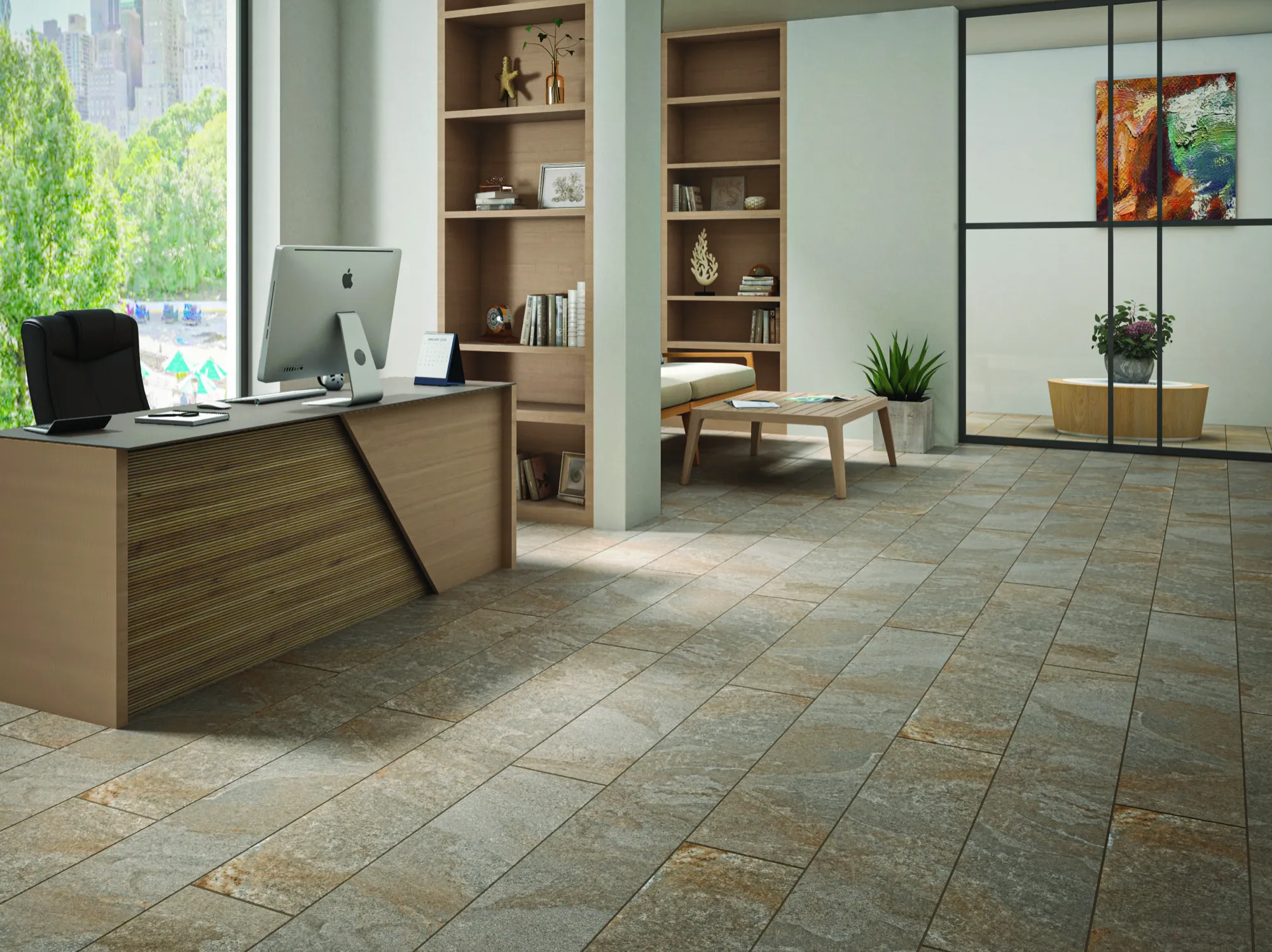 ESSENTIA EDORTA COFFEE CERAMIC for Floor — Somany Wood Essentia collection