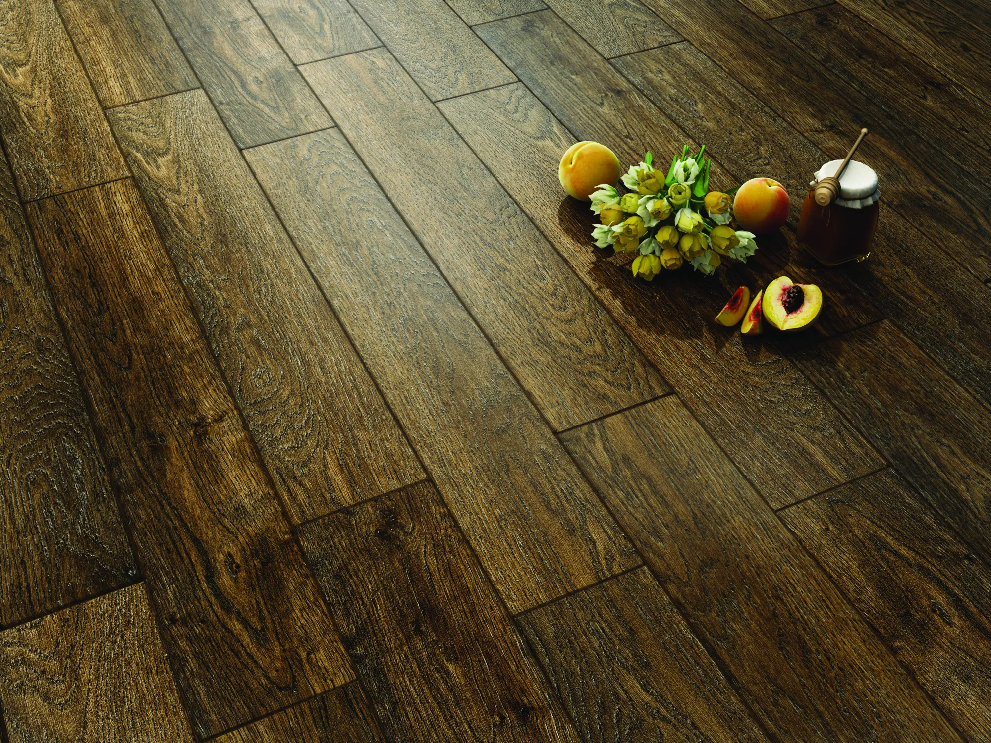 ESSENTIA LORCAWOOD WENGE CERAMIC for Floor — Somany Wood Essentia collection