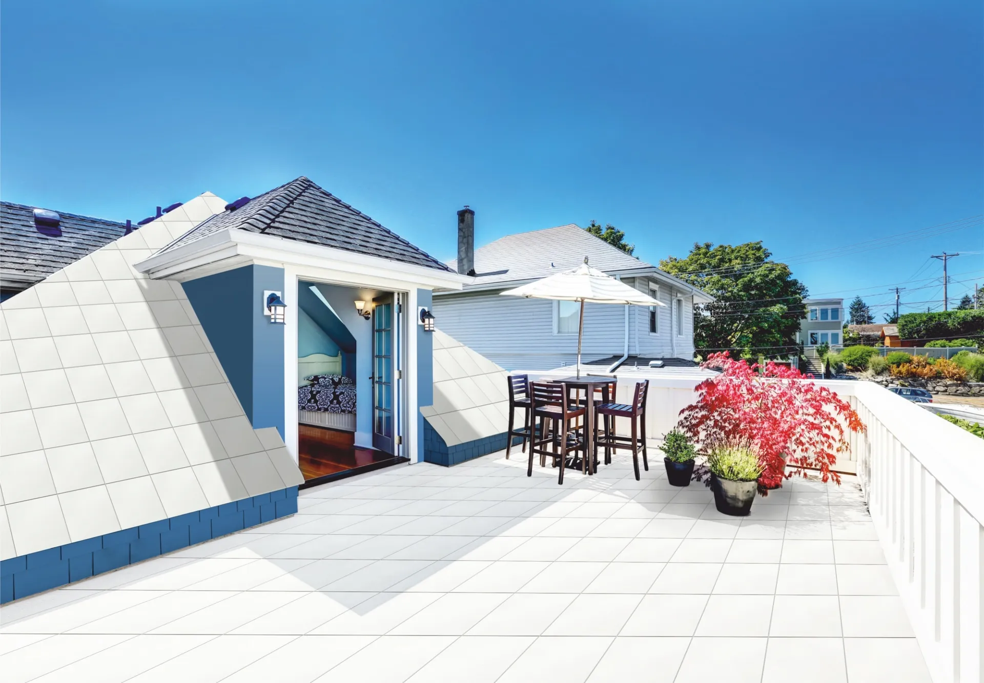 COOL BIANCO CERAMIC for Terrace, Roof
