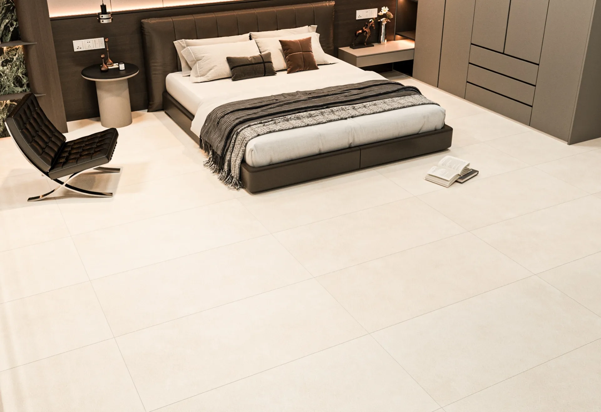 EON LUMIERE CREMA MATT V4 CERAMIC for Floor — Somany NEOLLA collection