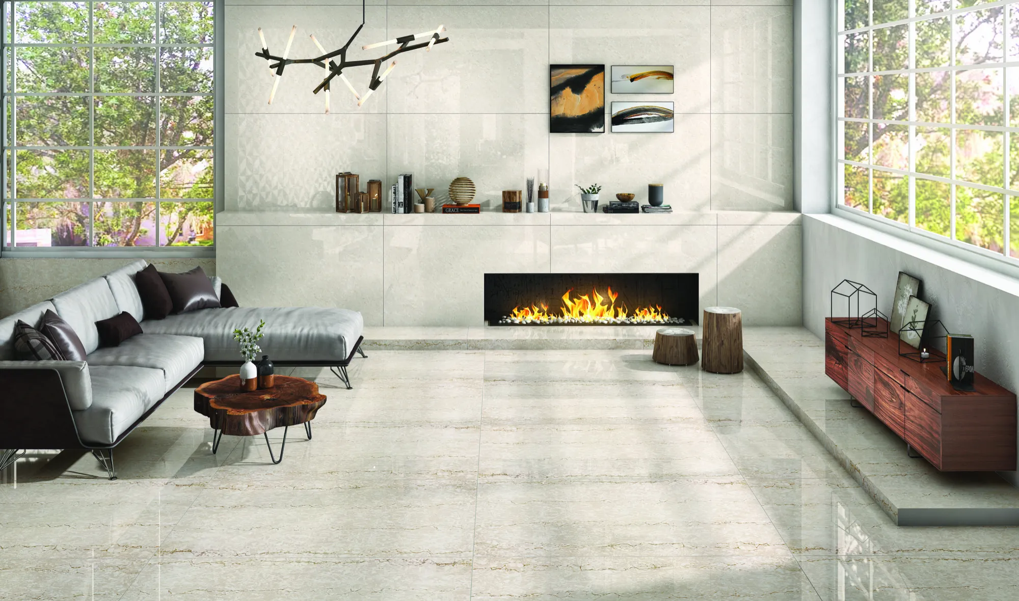 MUSE AURA GOLD FP V4 CERAMIC for Floor,Wall — Somany MUSE SERIES collection