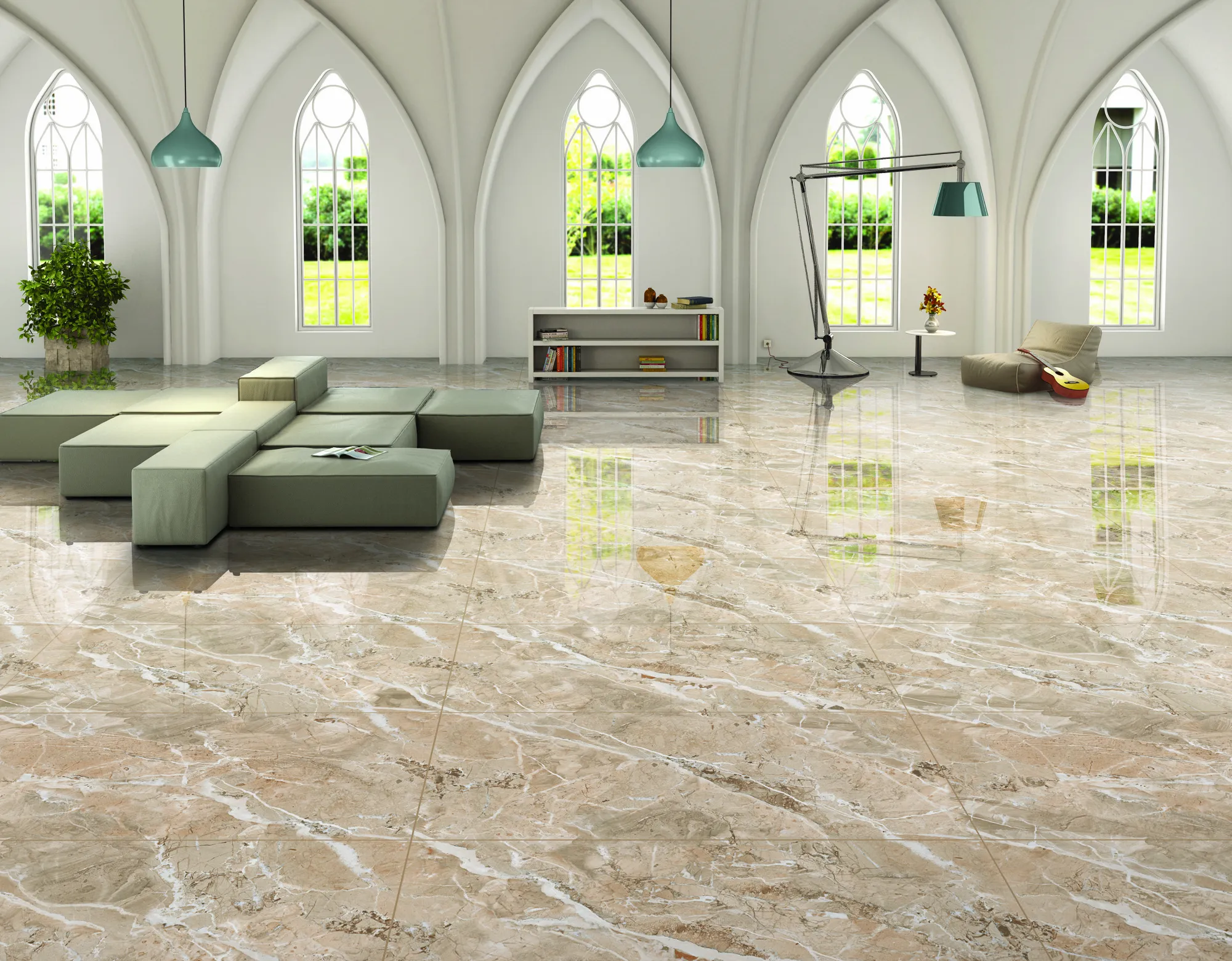 MUSE FUSCUS GORE FP CERAMIC for Wall, Floor — Somany MUSE SERIES collection