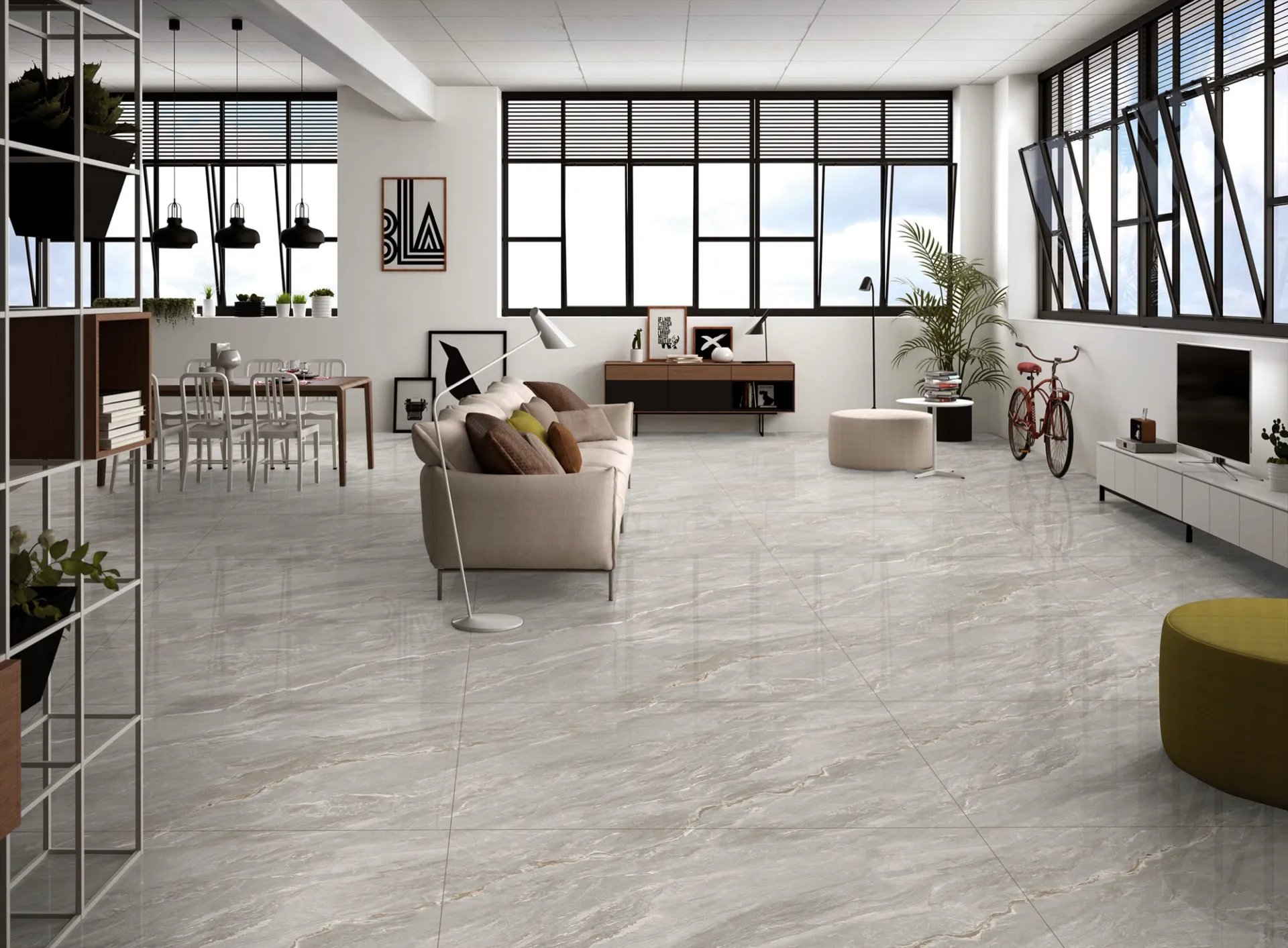 MUSE CREST GRIS FP CERAMIC for Wall, Floor — Somany MUSE SERIES collection