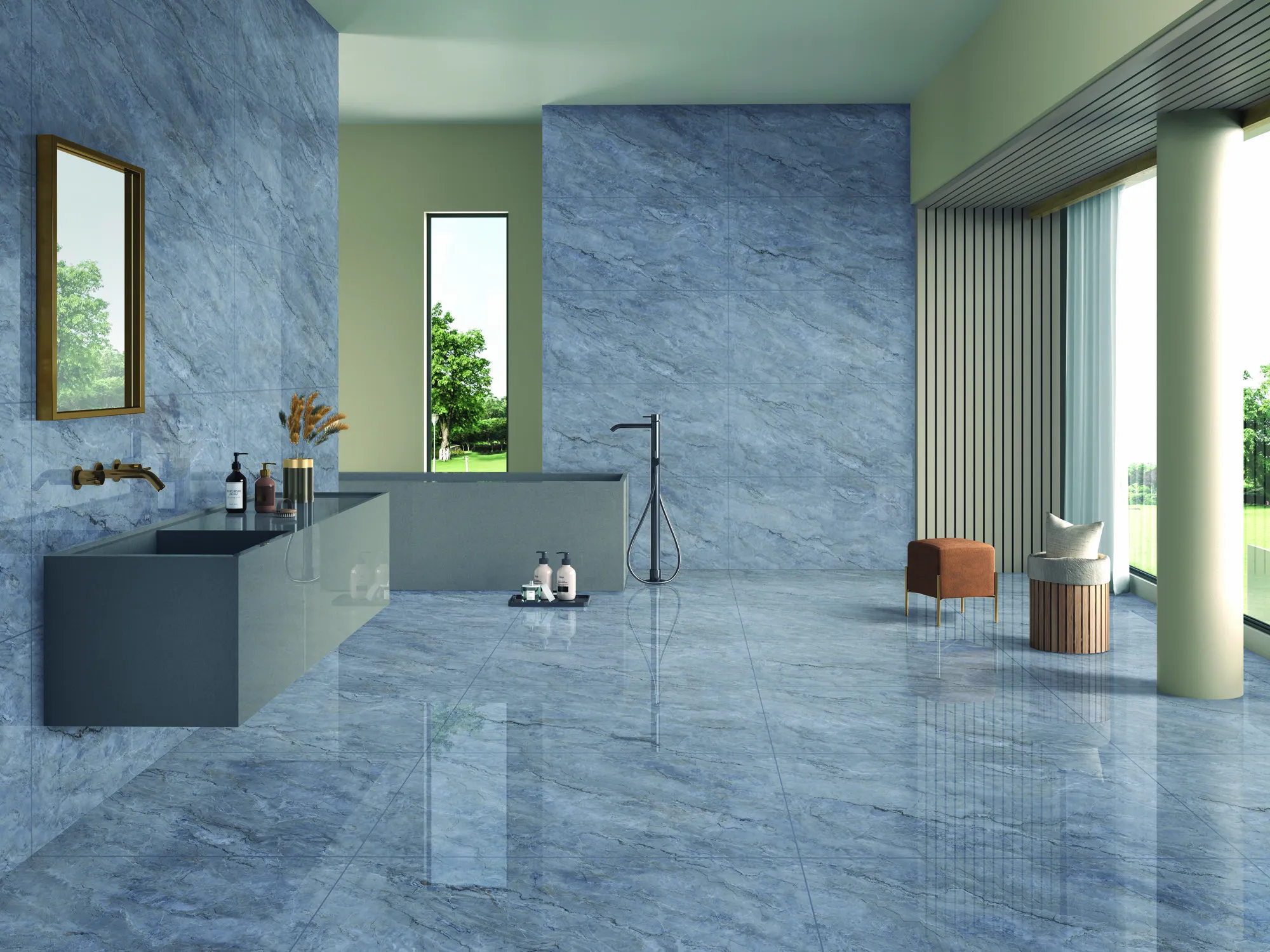 BON GARION OCEAN FP CERAMIC for Floor — Somany BON SERIES collection