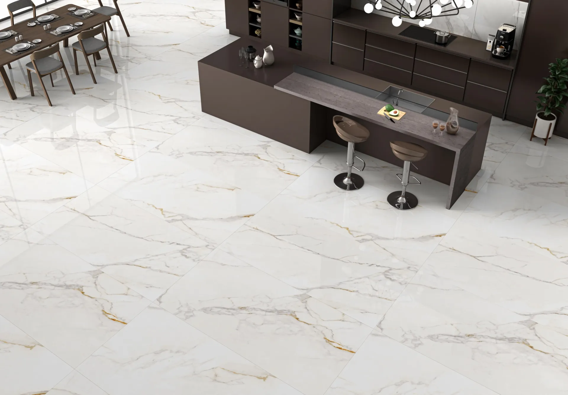 GRAN ESPLENDOR WHITE FP CERAMIC for Floor — Somany GRAN SERIES collection