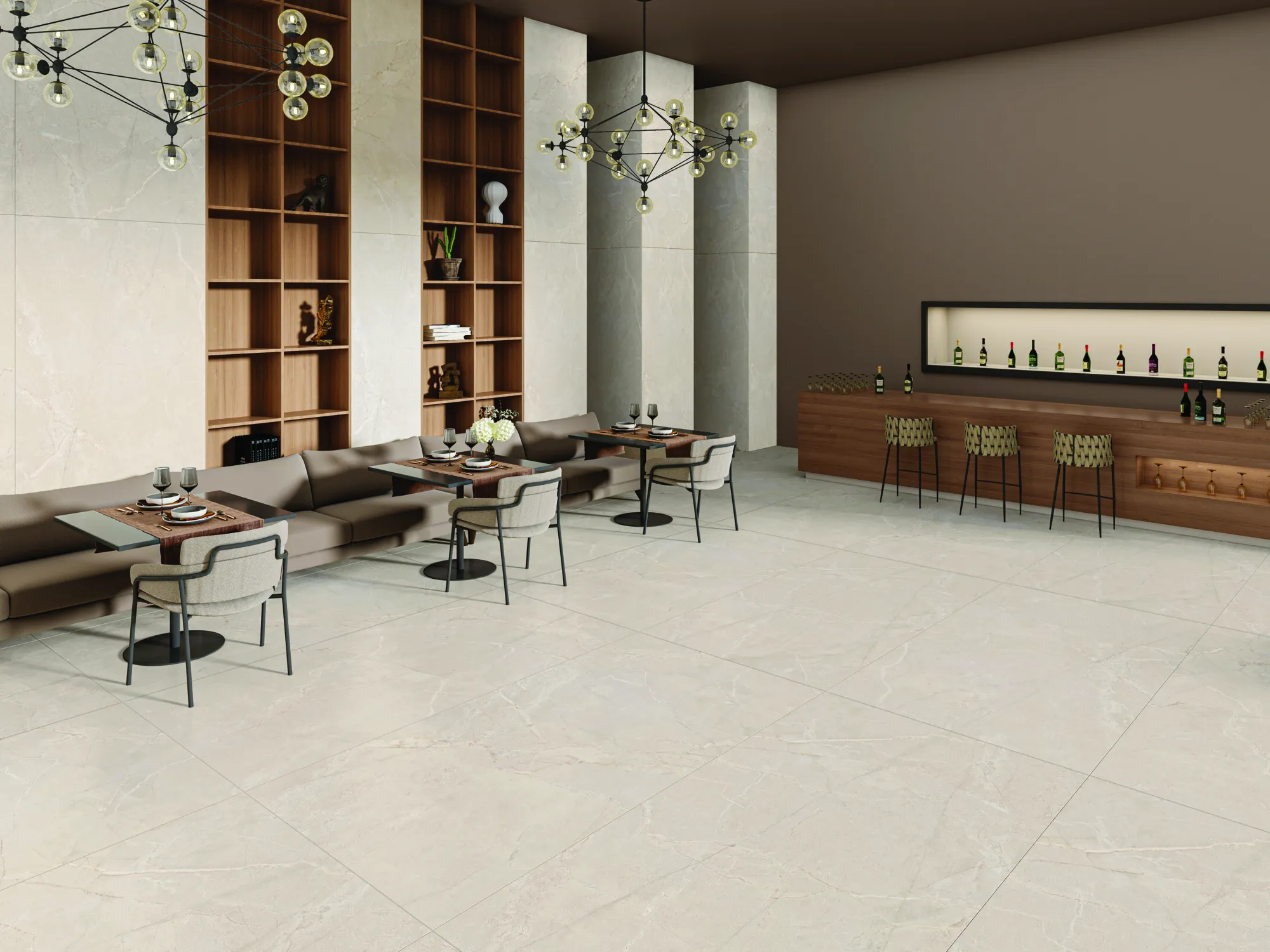 GRAN CORMAC DARK BEIGE CR CERAMIC for Floor — Somany GRAN SERIES collection