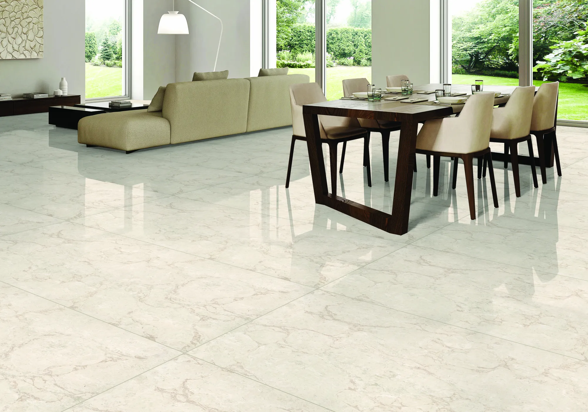 NEO PERLINO BEIGE PVT for Floor — Somany Ultra Charge collection