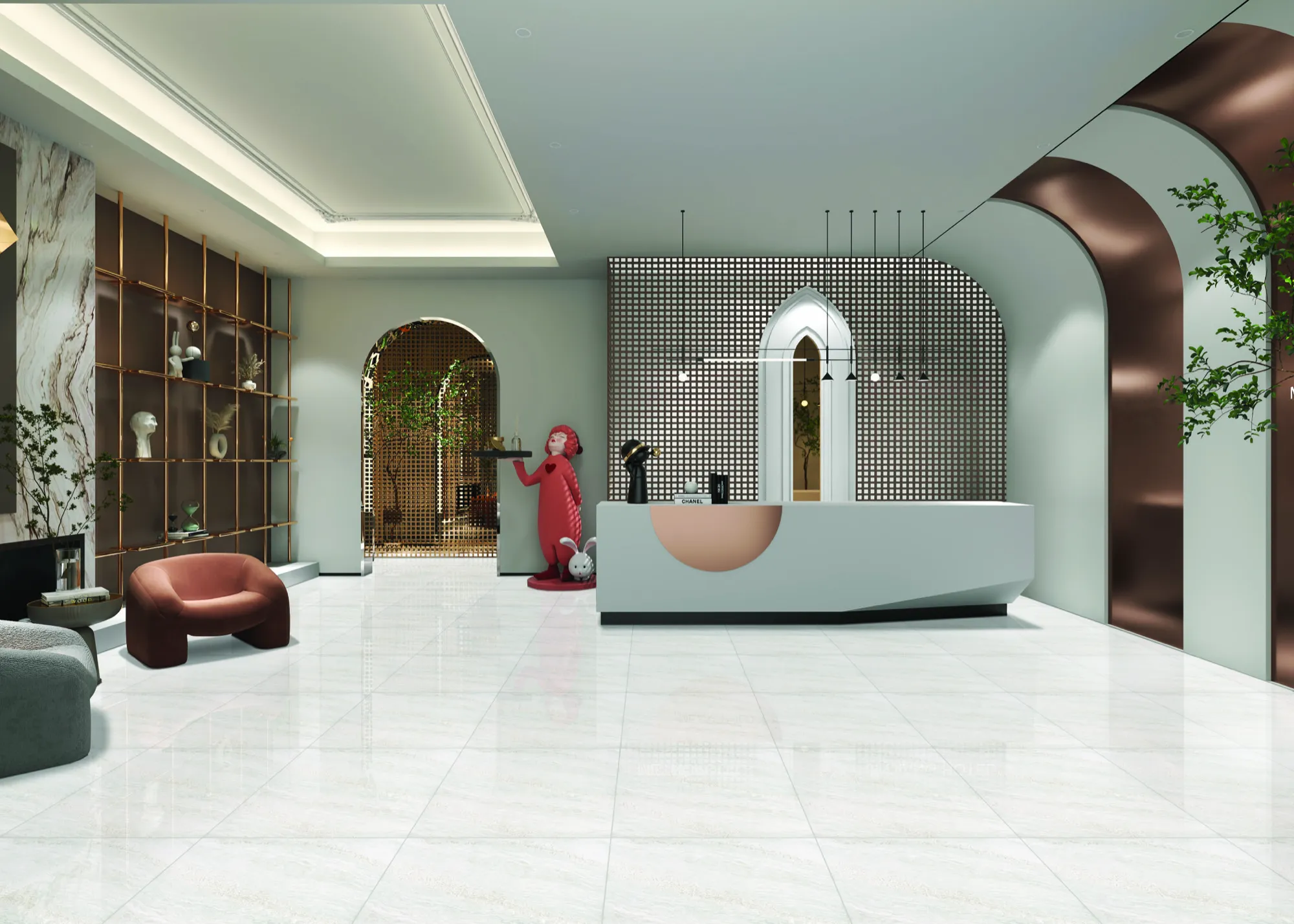 NEO LUCA WHITE PVT for Floor — Somany ULTRA CHARGE collection