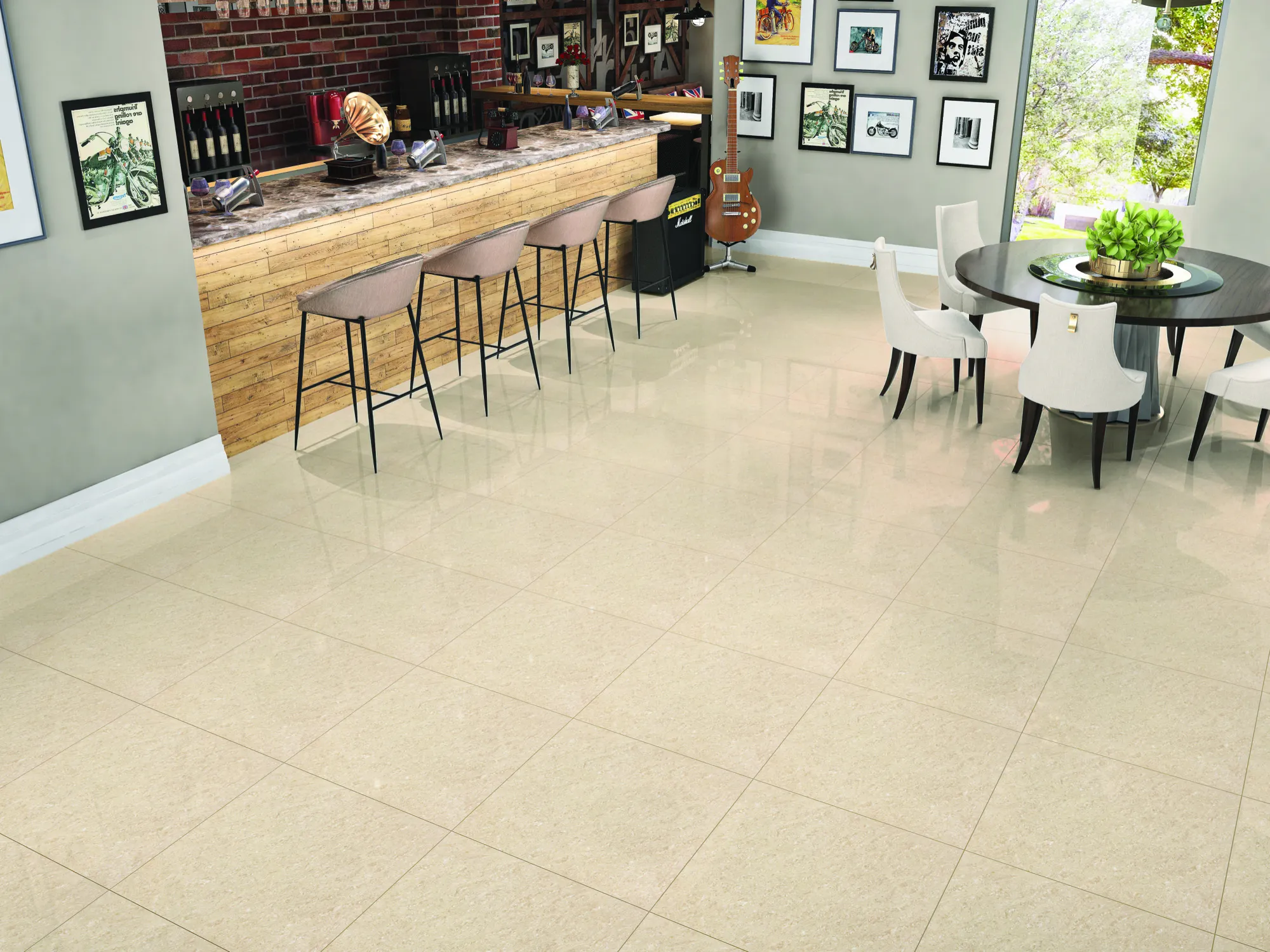 DACIA IVORY PVT for Floor — Somany Ultra Charge collection