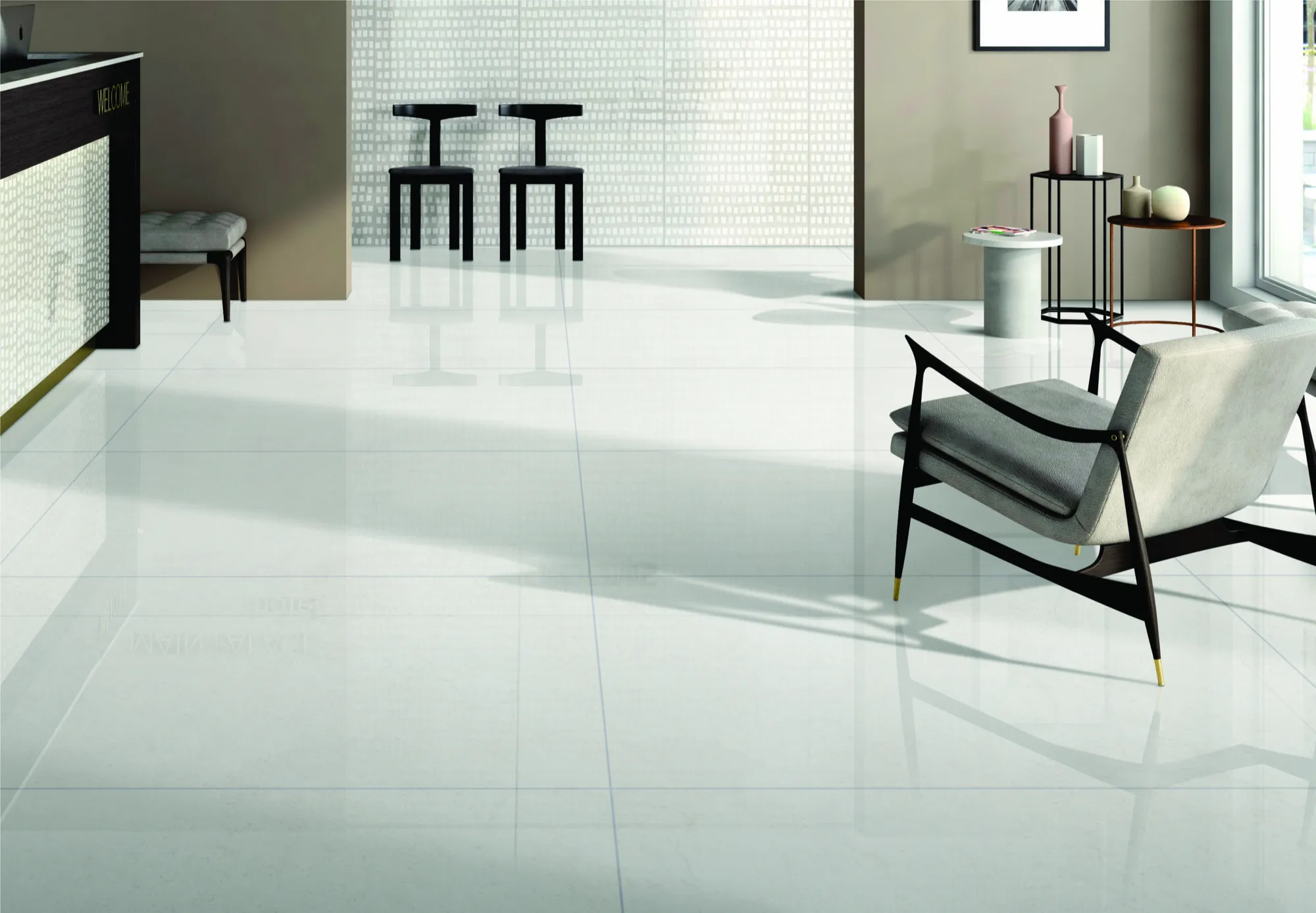 ACE WHITE PVT for Floor — Somany ULTRA CHARGE collection