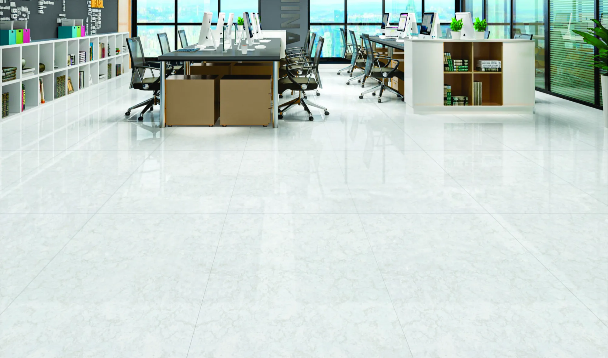 ARION ULTRA WHITE PVT for Floor — Somany Ultra Charge collection