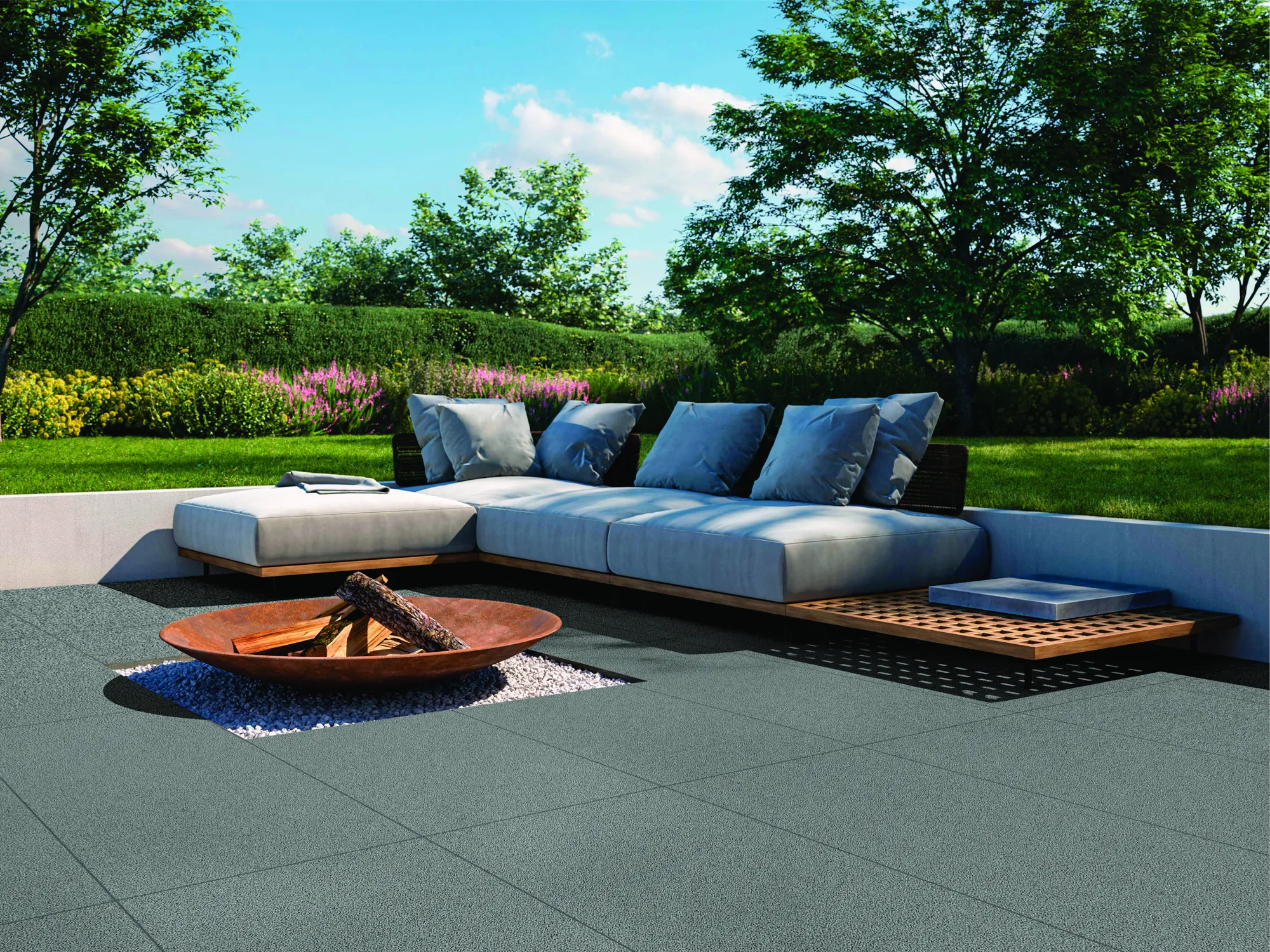 LARGO TECHSTONE GRIS PVT for Floor — Somany ULTRA CHARGE collection