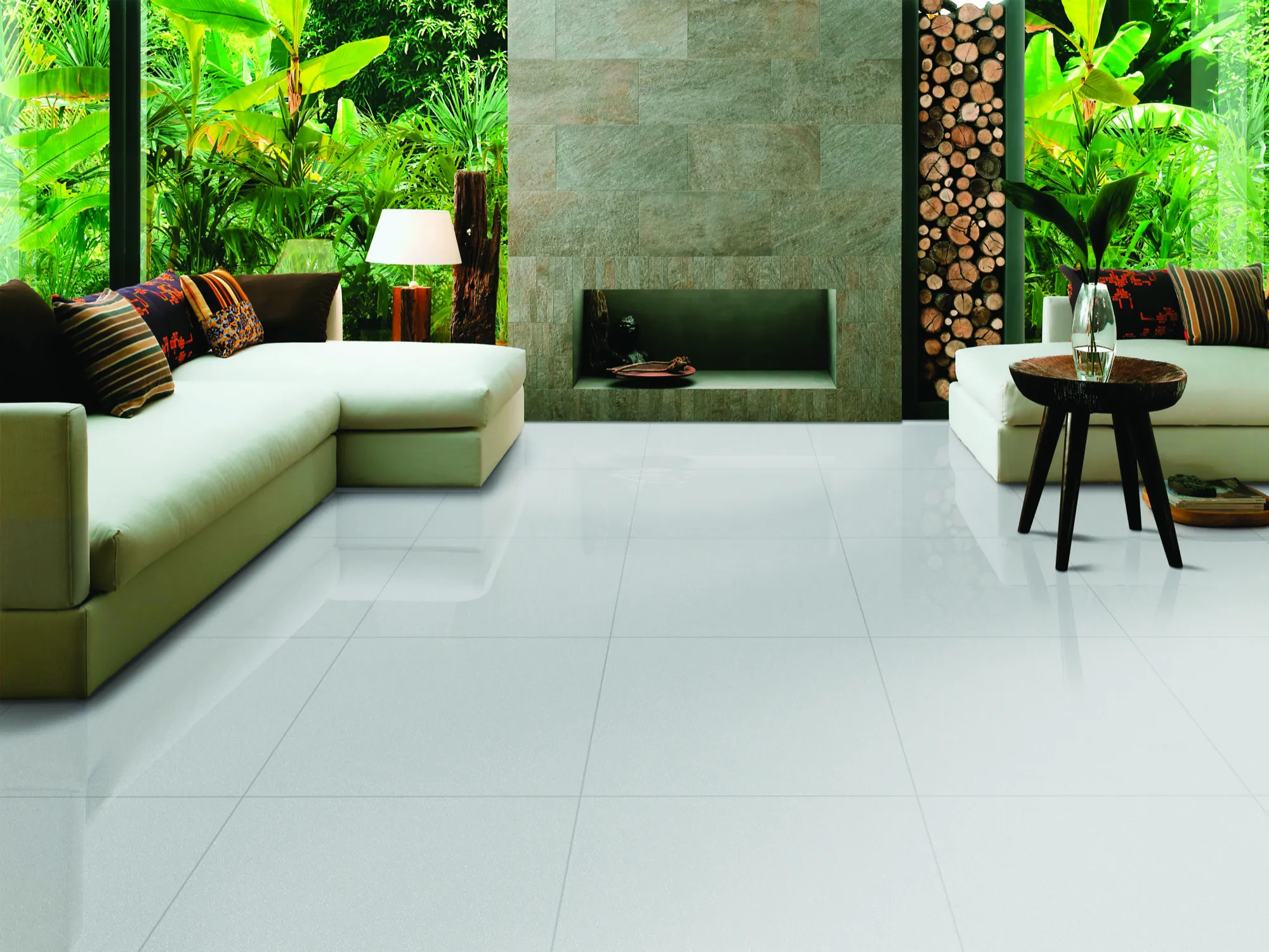 FB VEGA DOVE POLISH PVT for Floor — Somany TECH HOMOGENEA collection