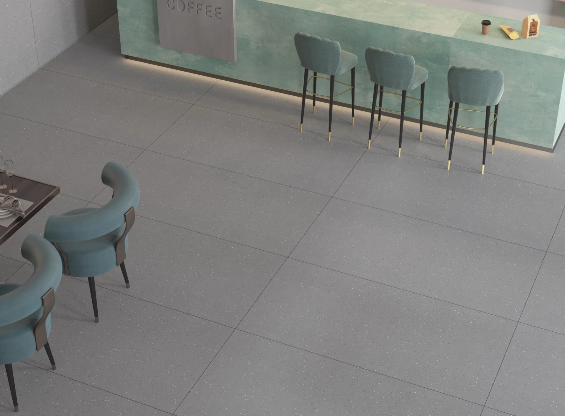 GROS STONE GREY MATT PVT for Wall, Floor — Somany Tech Homogenea collection