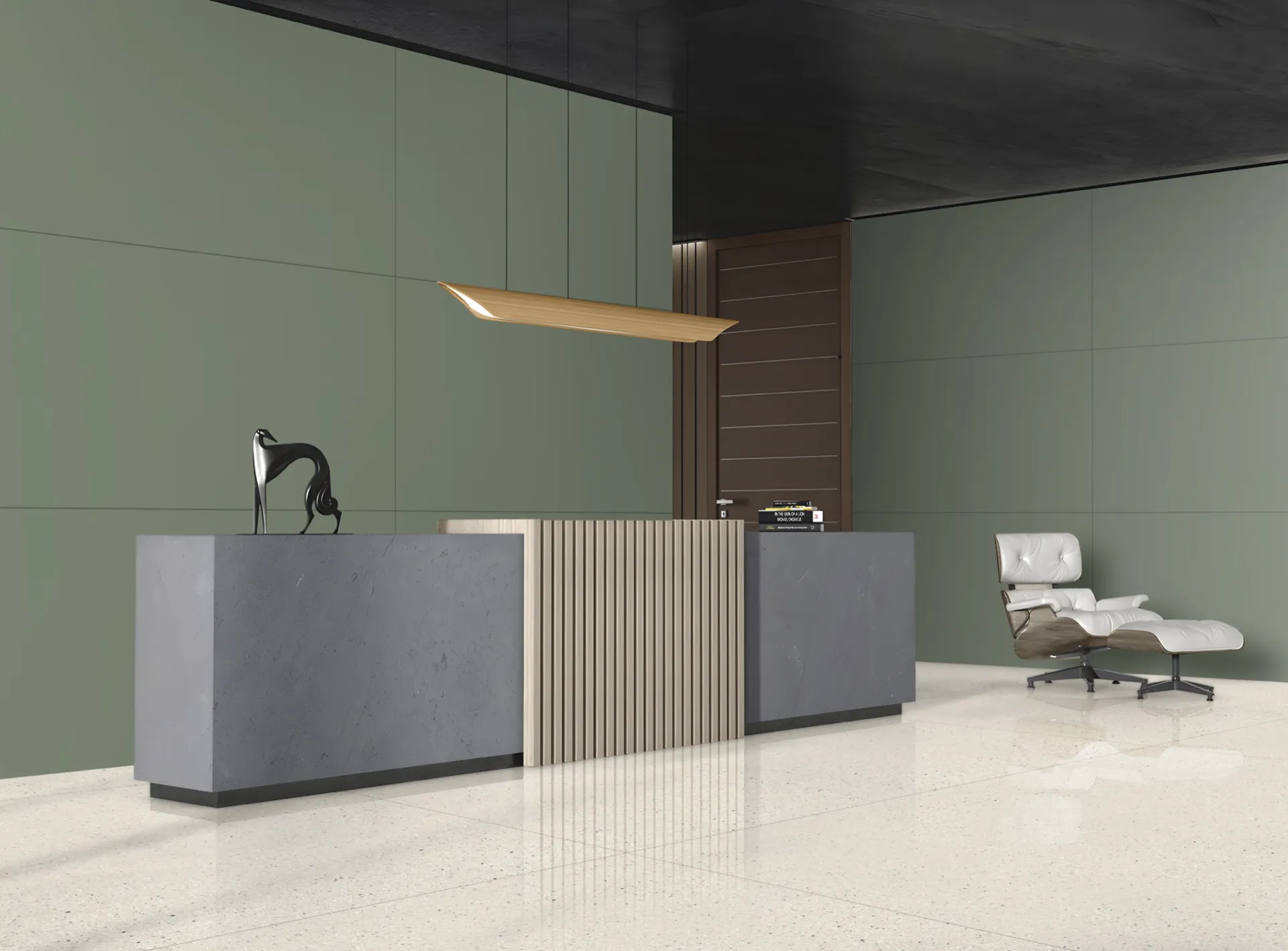 FB DAZEL KOTA GREEN MATT PVT for Floor — Somany TECH HOMOGENEA collection