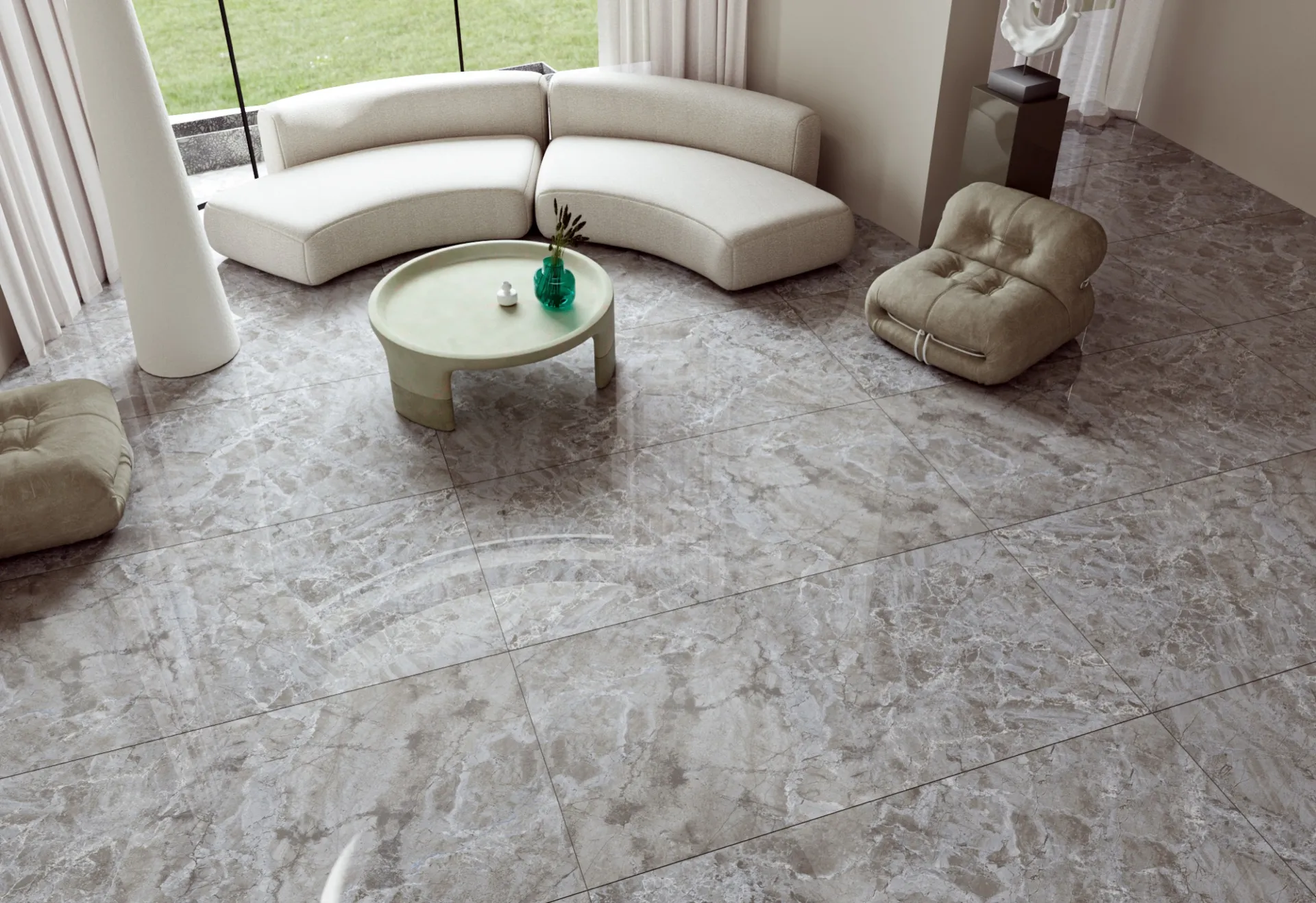 GRANDE REPLIQ DALKEY DARK GREY FP GVT for Wall, Floor — Somany TESORO collection