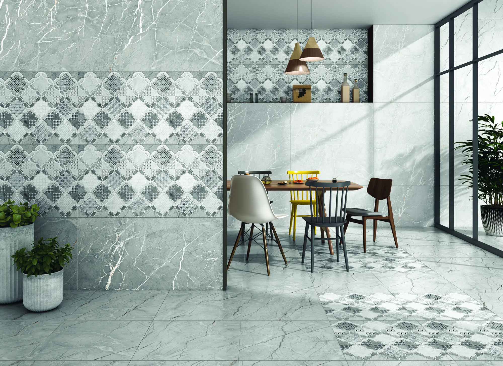 GRANDE REPLIQ COLISEUM DARK GREY FP GVT for Wall, Floor — Somany TESORO collection