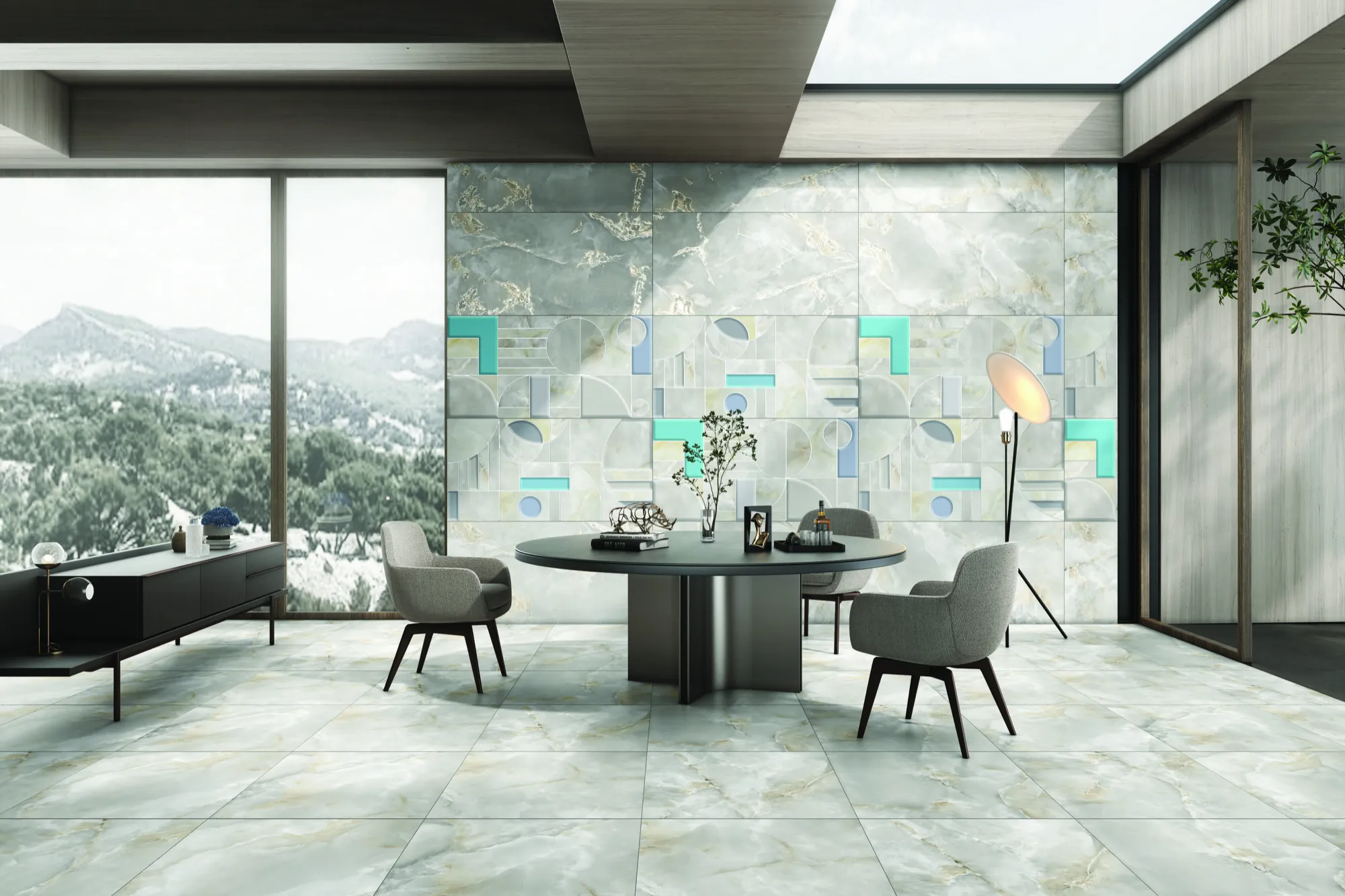 GRANDE REPLIQ BRASILIA ONYX FP GVT for Wall, Floor — Somany TESORO collection