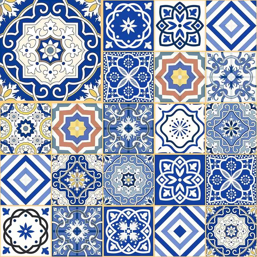 FAB CASA DMITRI BLUE tiles for Wall, Floor